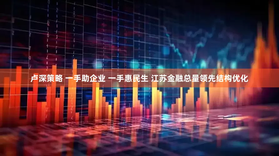 卢深策略 一手助企业 一手惠民生 江苏金融总量领先结构优化