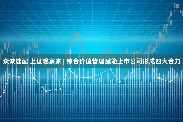 众诚速配 上证观察家 | 综合价值管理赋能上市公司形成四大合力