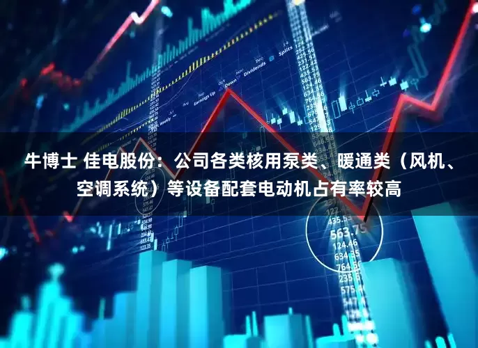 牛博士 佳电股份：公司各类核用泵类、暖通类（风机、空调系统）等设备配套电动机占有率较高